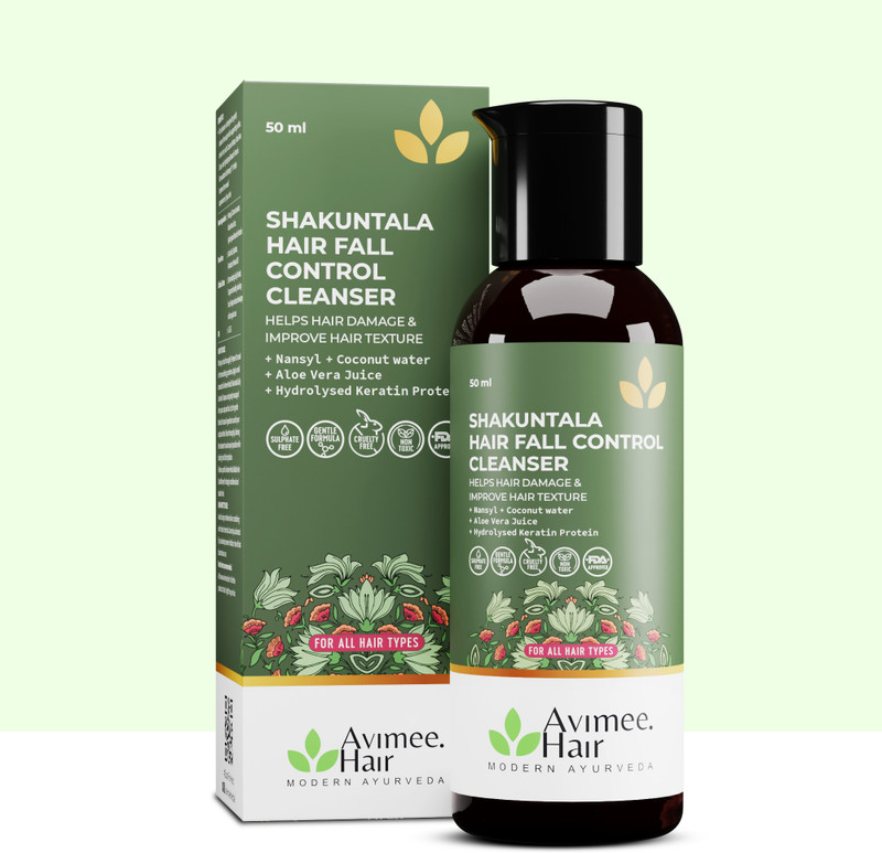 Avimee Herbal Shakuntala Hair Fall Control Shampoo | For Men and Women(50 ml)