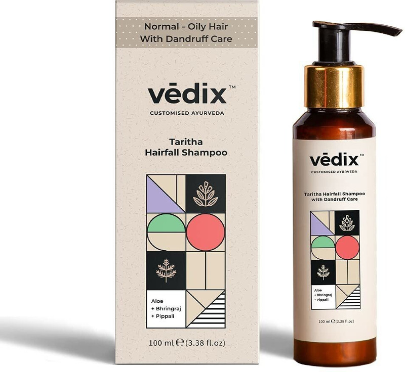 Vedix Ayurvedic Dandruff Care Taritha AntiHairFall Shampoo For Women - Normal Oily Hair(100 ml)