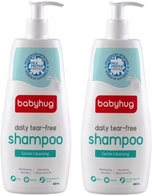 babyhug Gentle Cleaning Daily Tear Free Baby Shampoo (400ml) Pack of 2(800 ml)