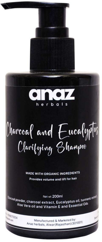 ANA'Z HERBALS Charcoal Eucalyptus Hair Clarifying Shampoo(100 ml)