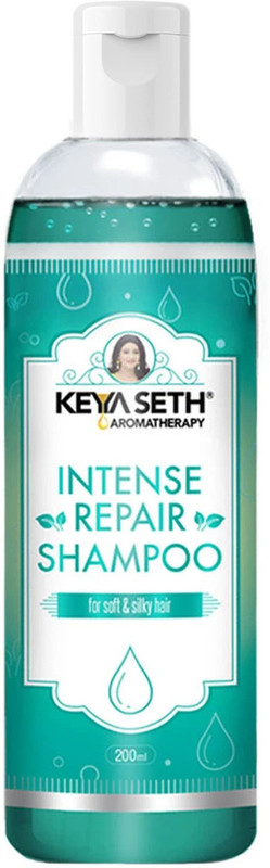 KEYA SETH AROMATHERAPY Intense Repair Shampoo, For Dry Damaged Hair- Softens, Nourishes & strengthens Hair with Pro -Vitamin B5 & Geranium Oil.(200 ml)