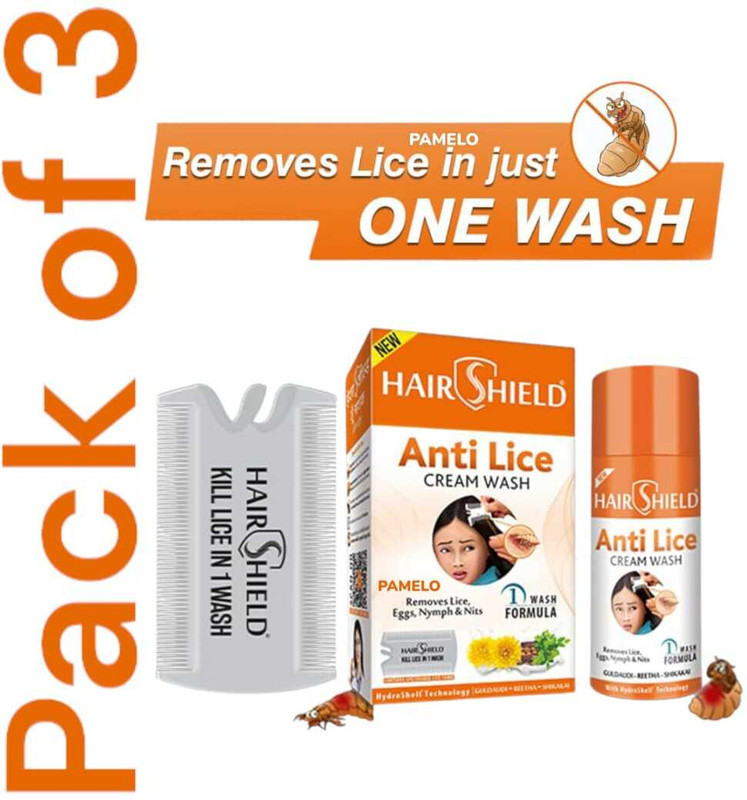 pamelo ANTI DANDRUFF SHAMPOO HAIR SHIELD ANTI LICE CREAM WASH(90 ml)
