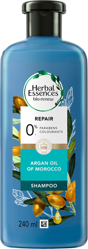 Herbal Essences Argan Oil of Morocco - For Hair Repair and No Frizz- No Paraben, No Colorants Shampoo(400 ml)