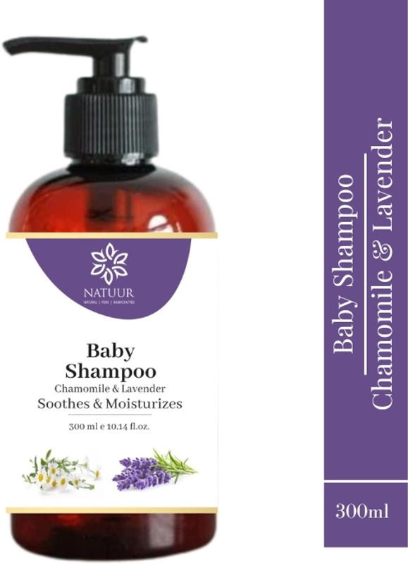 NATUUR Chamomile & Lavender Baby Shampoo - Gentle, Natural & Organic, Sulfate-Free(300 ml)