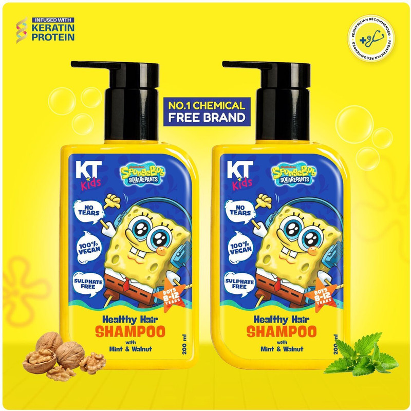 KT KIDS Kids Healthy Hair Shampoo for Boys 8-12 Years Gentle Care(400 ml)