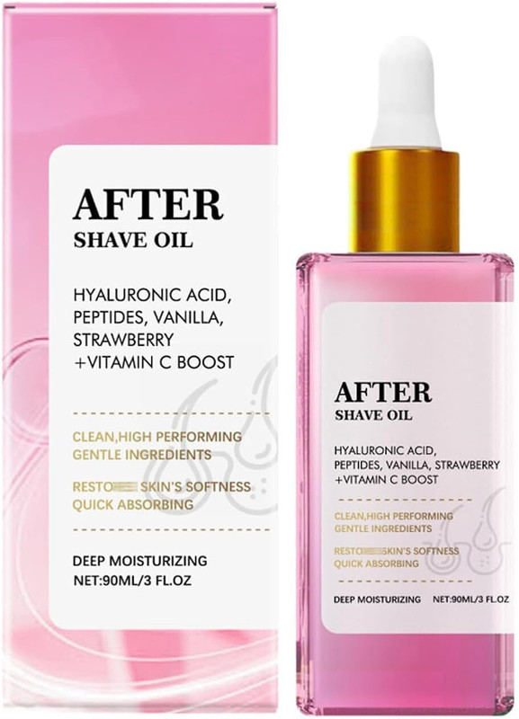 loviton After Shave Oil Women for Smooth Skin, Strawberry Shaving Oil Shave Oil(90 ml)