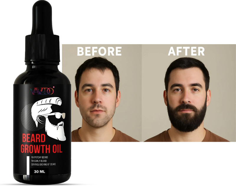 VAVEDO Beard Oil for Men Growth & Styling, Soft & Shiny Beard | Beardruff Control Shave Oil(30 ml)