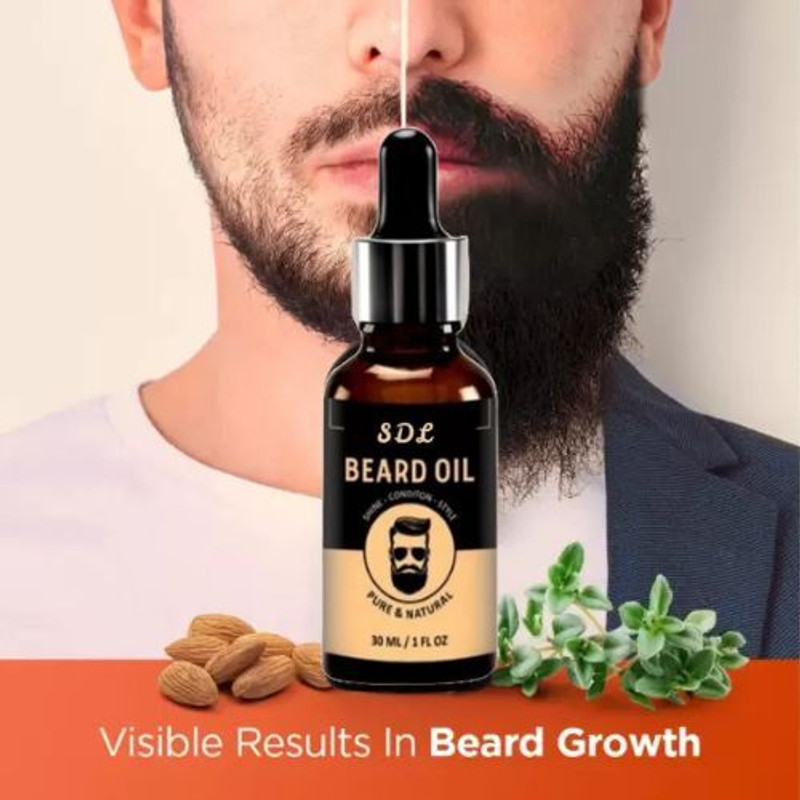 SDL Premium Beard Oil For Full, Lush Beards Shave Oil(30 ml)