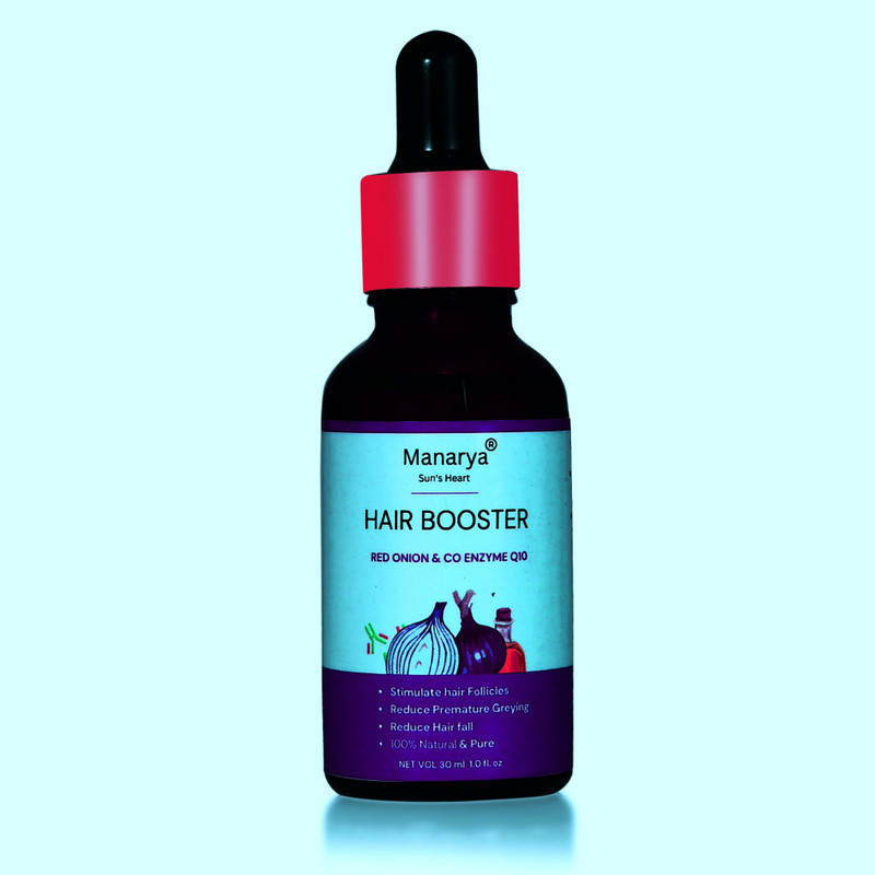 Manarya Organic Onion Beard Booster Oil with Onion & Ginger for Beard Growth Boost Dadi Shave Oil(30 ml)