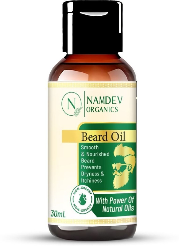 NAMDEV ORGANICS Herbal Beard oil-30ml | Natural beard Growth Serum For Men | Shave Oil(30 ml)