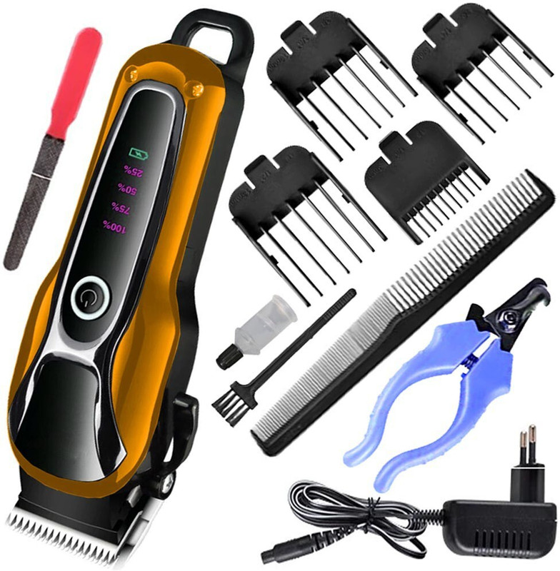 Crostal Solid build wireless pet trimmer or shaver Multicolor Pet Hair Trimmer