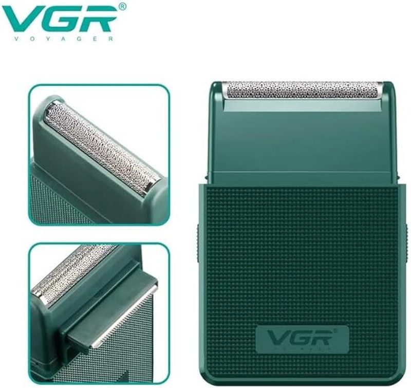 VGR V-376 Shaver For Men(Green)