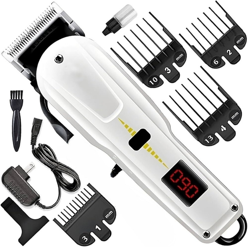 Zeno volt Professional 11in1 Grooming Kit Fully Waterproof Trimmer White, Black Pet Hair Trimmer