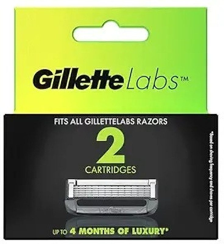 Gillette LABS RAZORS BLADES CARTRIDGES PACK OF 2(Pack of 2)