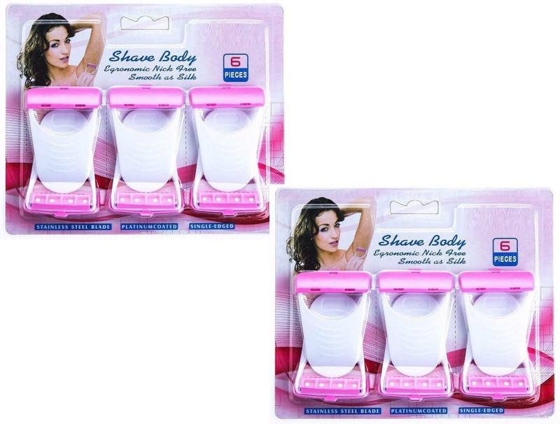 Libline Soft Care Bikini Shaving Razor For Women and Girls Hair Remover(Pack of 12)