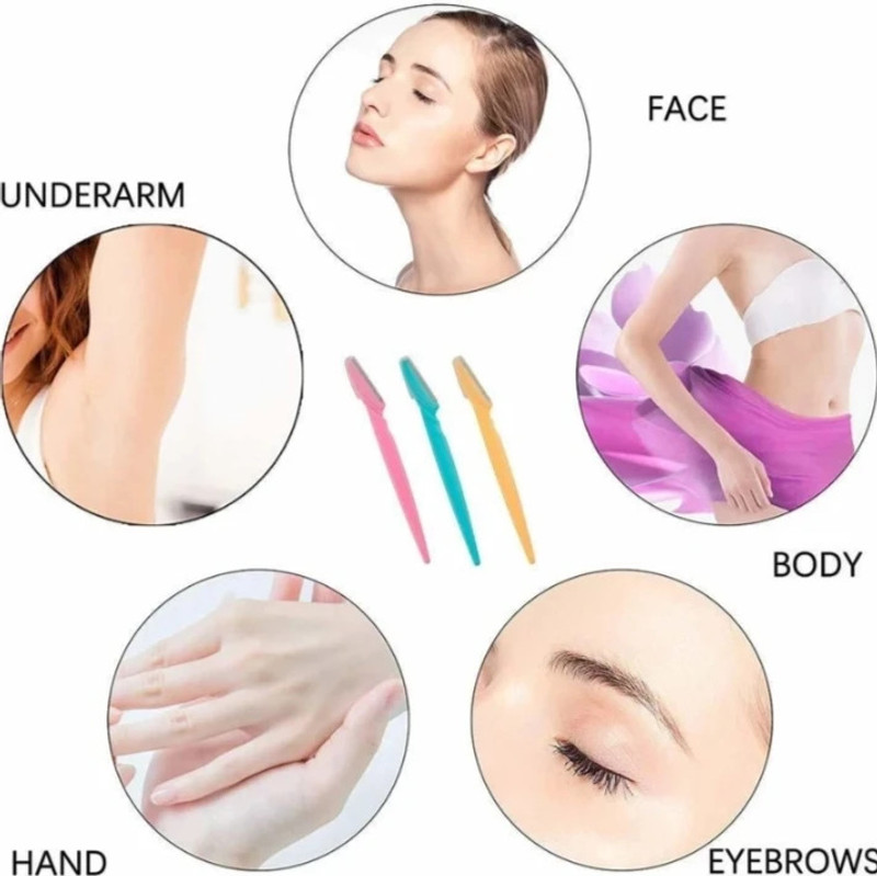 Sienname Eyebrow, Neck, Face, Upper Lips as well as Unnecessary Hairs Elsewhere Shaping(Pack of 3)
