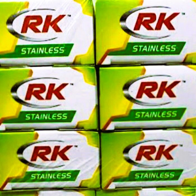 RK Stainless Cartridge RK STAINLESS SALOON PACK 150 CARTRIDGES BLADES (EACH PACKET CONTAIN 50 BLADES)Q(Pack of 3)