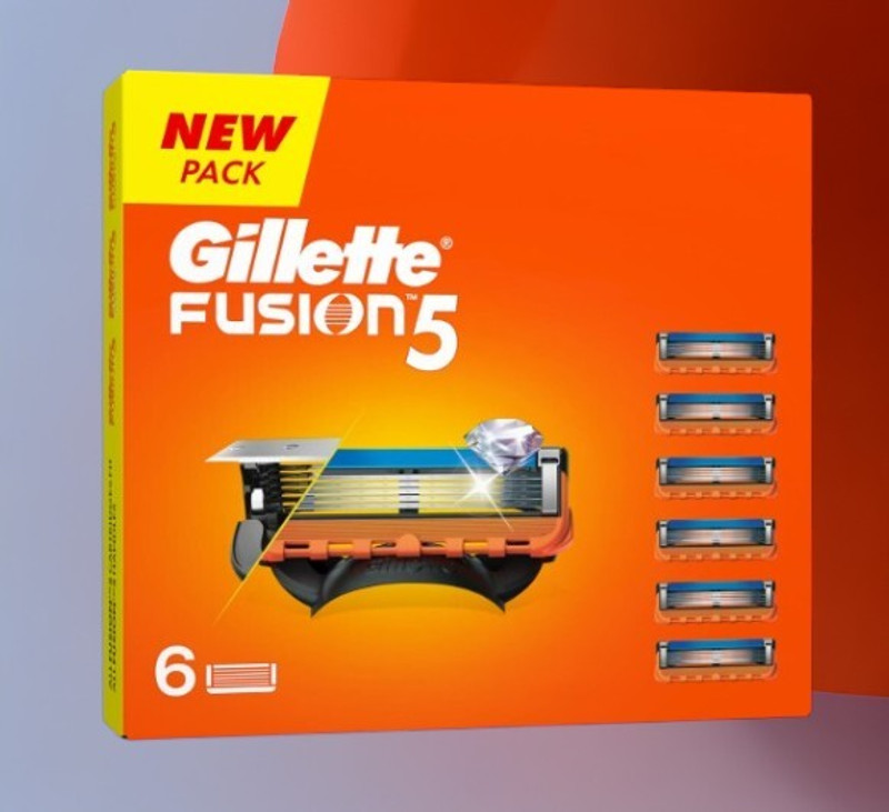 Gillette Fusion5 Shaving Cartridge(Pack of 6)