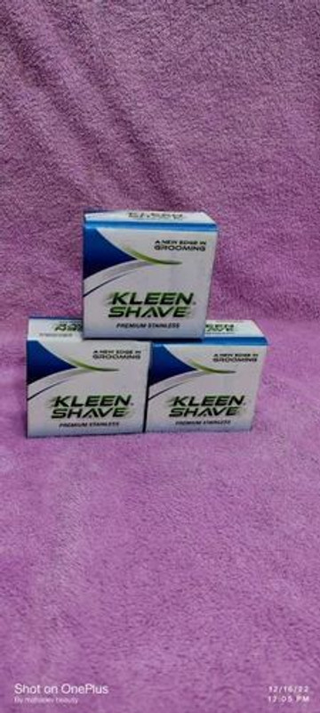 Radha KLeen shaving Ultra Double Edge Safety blades (50 Pieces) Per Packet(Pack of 3)
