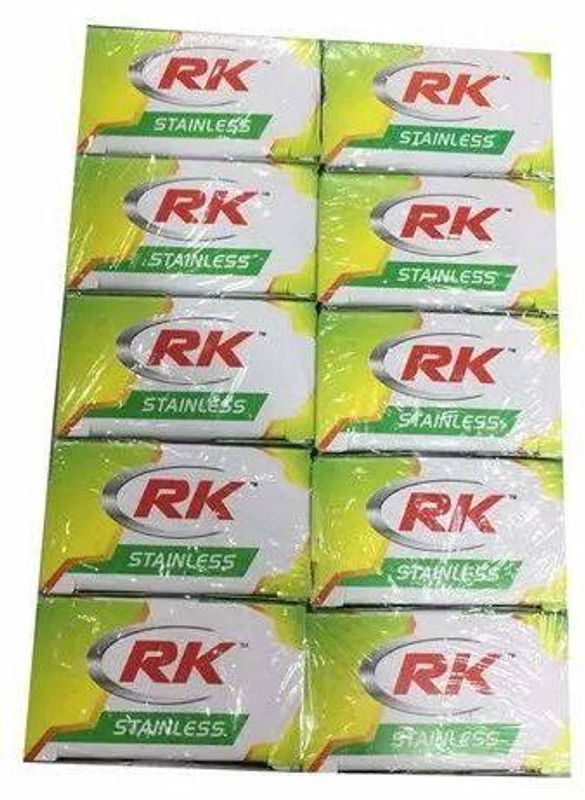 PasCom RK Platinum Double Edge Razor Blades - Pack of 10 Box (EACH BOX 50 pic)