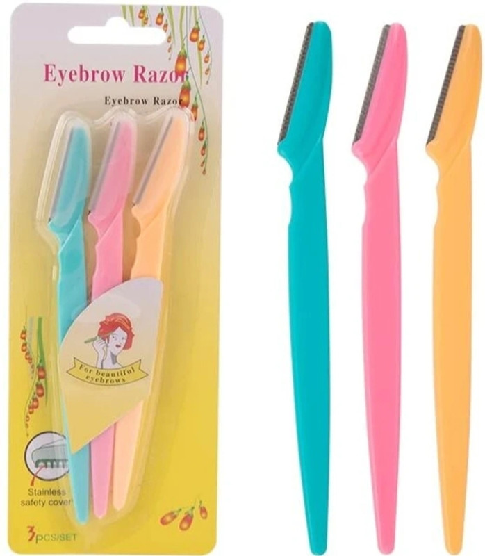 Sienname Eyebrow Razor remove hair of Eyebrow,Neck,Face,Upper Lip As Hair Removal(Pack of 2)