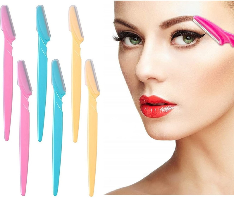 Wonholli Razor For Eyebrows, Upper Lip, Forehead, Peach Fuzz, Chin and Sideburns(Pack of 2)