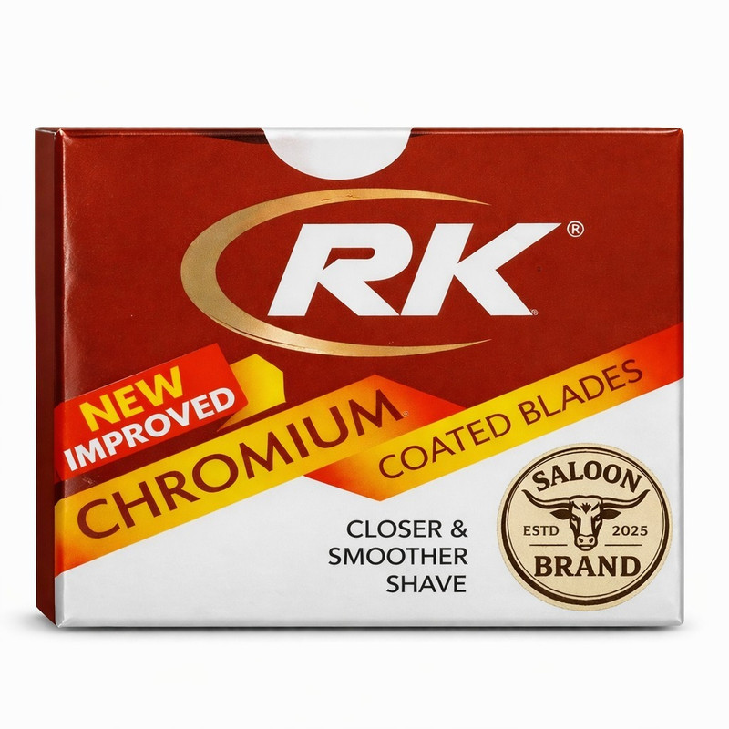 Saloon RK CHROMIUM SHAVING BLADES FOR MEN 50 BLADES