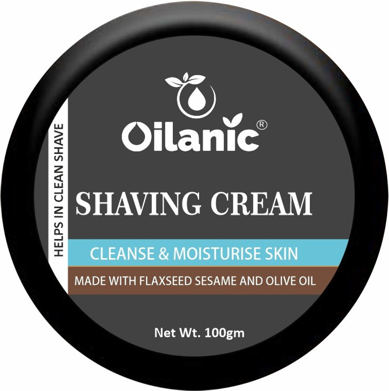 Oilanic Natural Shaving Cream For Men with Shea Butter (100 g)(100 g)