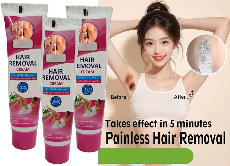 tanvi27 New Professional 100% Painless Fast-Acting Body Hair Removing Cream(80 g)