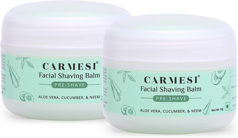 Carmesi Pre-Shave Facial Shaving Balm for Women, 50g | Shaving Balm for Face Razor(50 g)