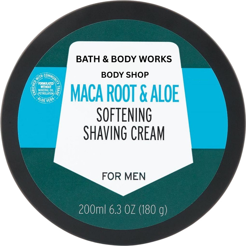 BATH & BODY WORKS Maca Root & Aloe Softening Shaving Cream(180 ml)