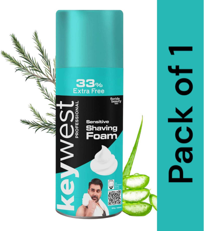DOOMSDAY key-west sensitive shaving foam enriched with aloevera(385 g)