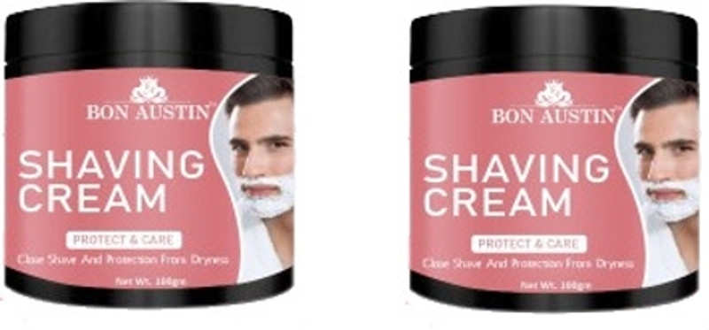 Bon Austin Shaving Cream for Men for Smooth Shave Pack of 1 of 100 grams(100 g)