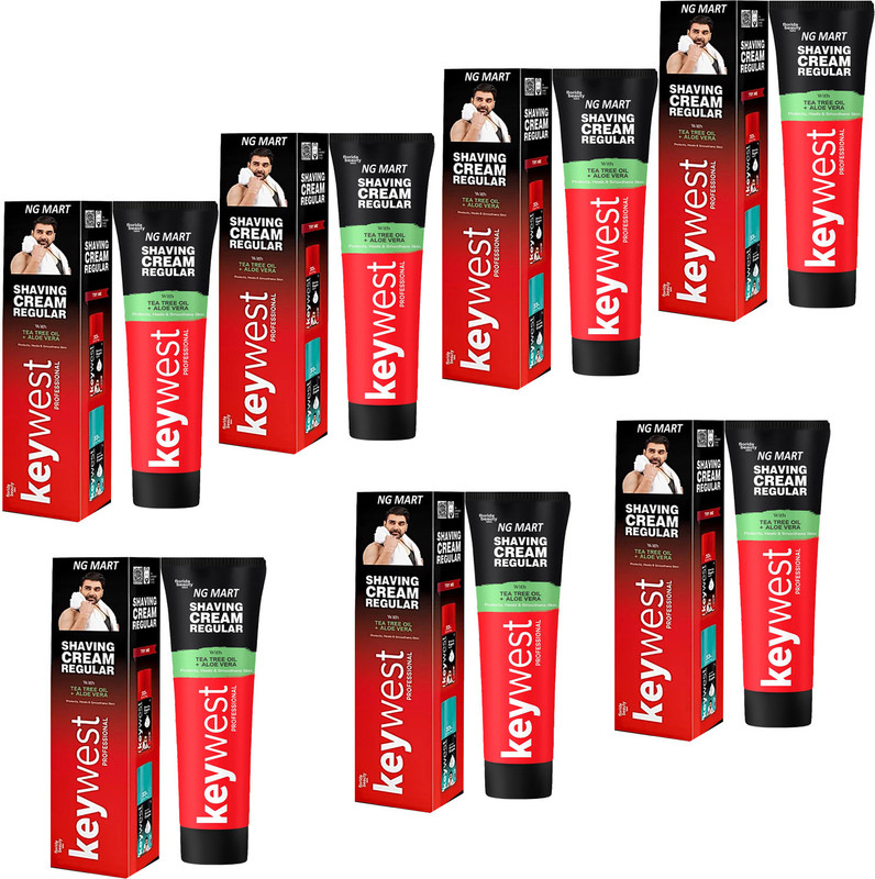 NG MART FB K REGULAR SHAVING CREAM FOR INSTANT SHAVES & CLEAN PACK OF - 120g x 7(840 g)