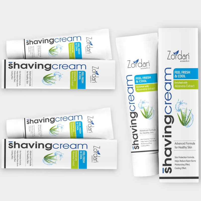 Zordan Herbals Herbals Shaving Cream _Smooth Shave with Aloe Vera Extract(270 g)