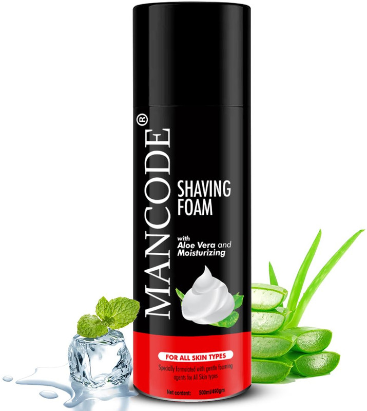 MANCODE Shaving Foam for Men Shave Foam Minimizes risk of nicks cuts & razor burn(500 ml)