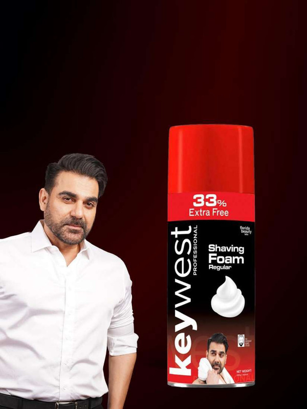 Keywest Regular Pre-Shaving Foam for Men 500x3=1500ml 33% Extra Free(1500 ml)