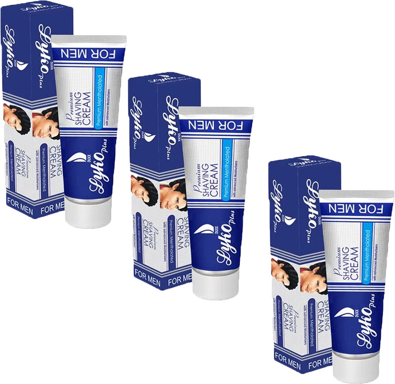 Zavers menthol shave cream_120g (Pack of 3)(120 g)