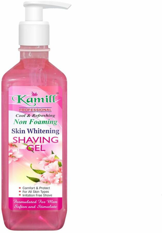 Kamill Professional Non Foaming Skin Whitening Shaving Gel For Irritation Free Shave(500 ml)