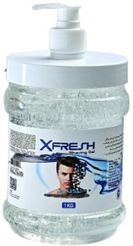 Xfresh Shaving Gel – Non-Foaming, Clear Gel for Precision Shaving For Sensitive Skin(1000 ml)