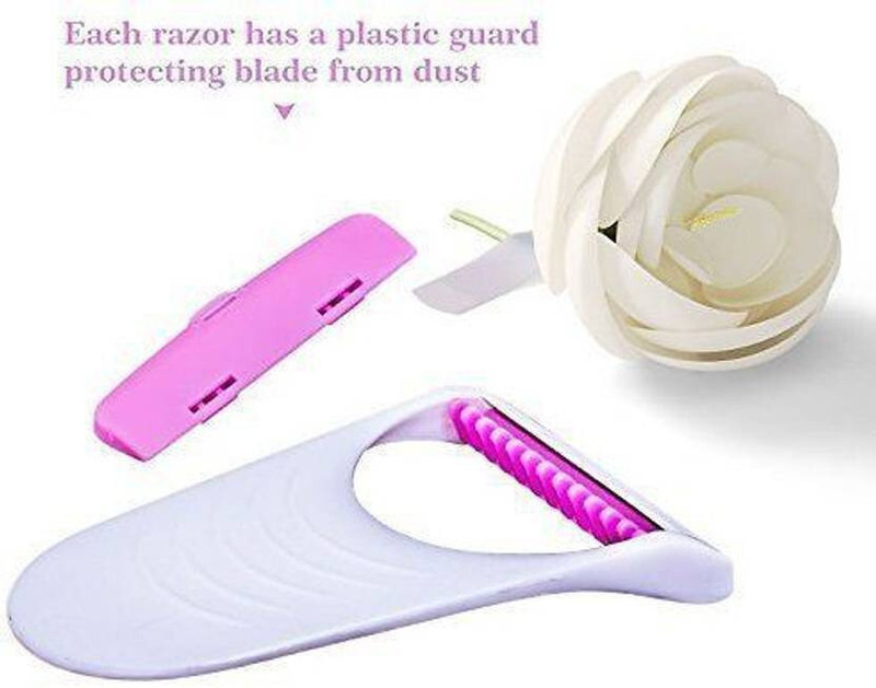 AirSoft Woman& Girl Shave Body Stainless Steel Disposable Razor (Pack of 6), Women(Pack of 6)