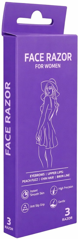PRAKRITEASE Face Razor For Women Gentle Eyebrow And Facial Hair Remover, Women(Pack of 3)