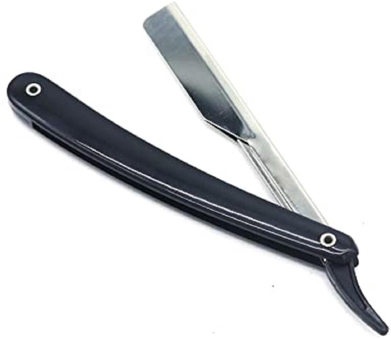 Elecsera Classic Straight Razor Holder, Folding Design Multifunction Stainless, Men