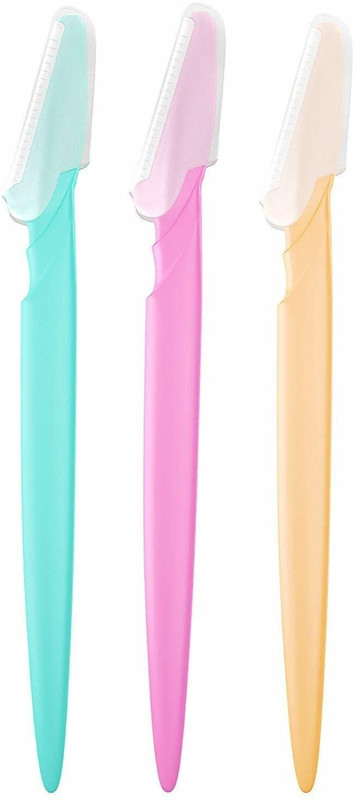 FLUZOV Eyebrow Trimmer, Portable Facial Hair, Face, Hand, Underarm, Body, Bikini, Arm, Leg, Chin, Chick Hair Remover, Men & Women(Pack of 3)