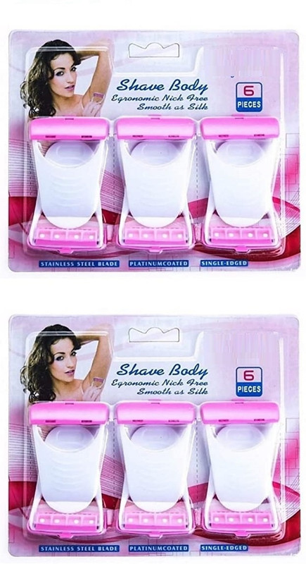 ShopCircuit Hair Removing Razor/Body Shaving Blade Hair Cleaner for Women, Women(Pack of 6)