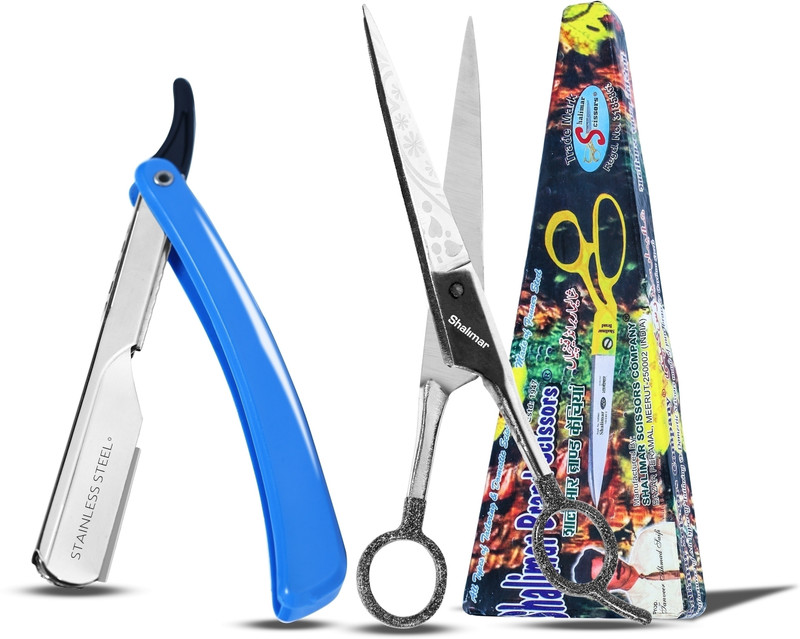 SHALIMAR SCISSORS COMPANY Men Folding Razor Personal Stainless Steel Sliding Shaving Razor, Men & Women(Pack of 2)
