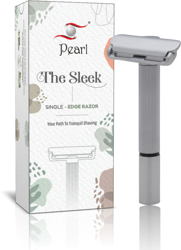 Pearl Shaving Sleek Revolutionary Cartridge Razor Alternative for Single Blade Razor, Men
