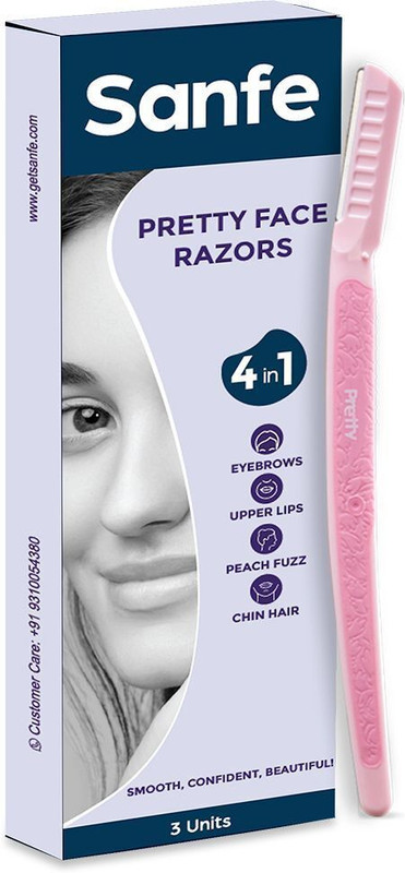 Sanfe Pretty Face Razor, Women(Pack of 3)