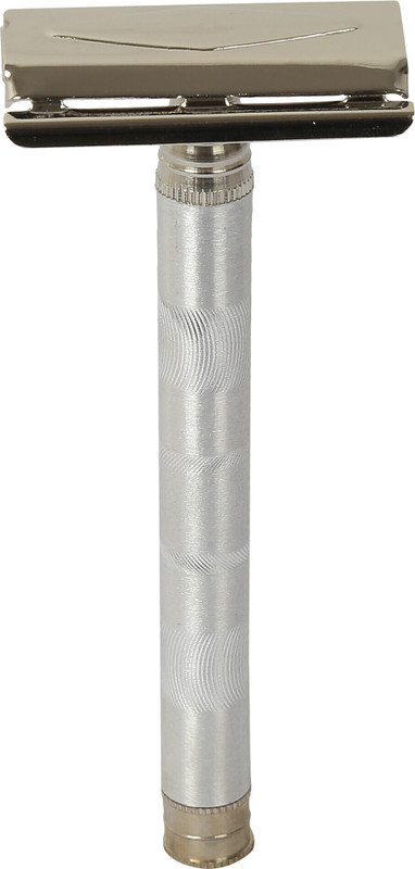 tinku Double Edge Metal Safety Razor (Rust Proof, Silver) (T-309), Men
