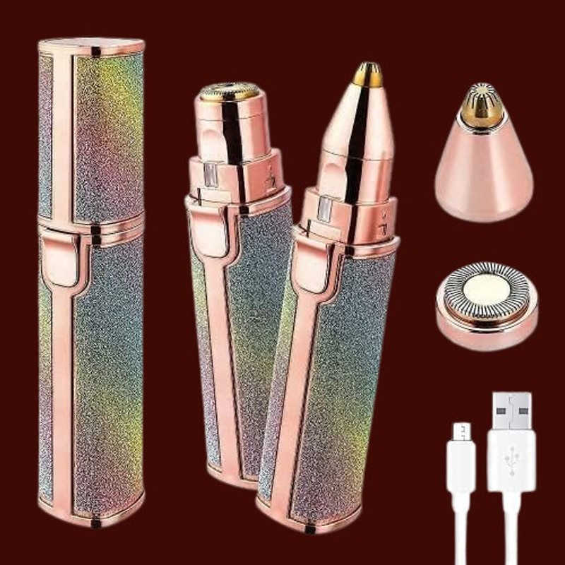 UBRONIK 2 in 1 Women’s Mini Electric Eyebrow Shaper & Facial Hair Removal, Women